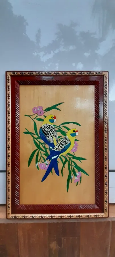Cuadros artesanales en madera
