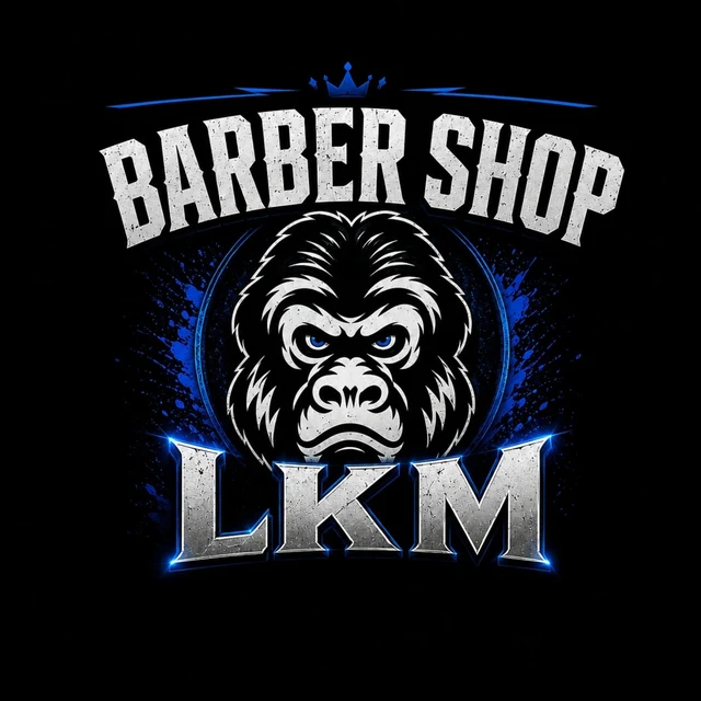 Logo Barber Shop LKM